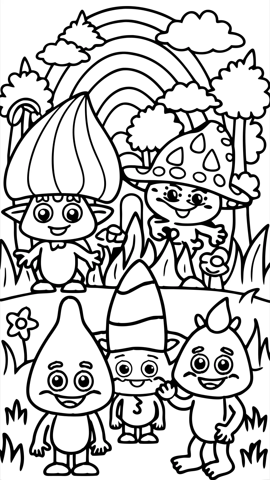 coloriages imprimables gratuits trolls